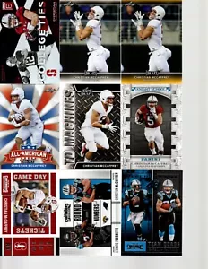 Colección Christian McCaffery 218 tarjetas 104 tarjetas diferentes alto valor Beckett $474 - Imagen 1 de 3