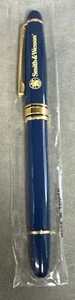 Vintage Dark Blue Advertisement Smith And Wesson Bright Moon Rollerball Pen NOS - Picture 1 of 8