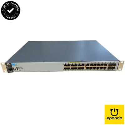 HPE 2530-24G-PoE+ J9773A 4SFP Aruba OS Layer 2 Gigabit Ethernet Switch, 1Y-Wty - Image 1 of 4