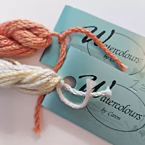 Caron Watercolours 2 Skeins Spice and Vanilla 3 ply Cotton Needlepoint Thread - Picture 1 of 3