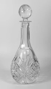 Very Heavy Crystal Glass Decanter - Picture 1 of 3