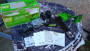 Greenworks 24V Grass Shrub Shear (G24SHT) - Picture 1 of 17