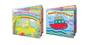 Bath Book Baby Waterproof Floating Educational Bath Toy "First Steps" Pack of 2 - Bild 1 von 1