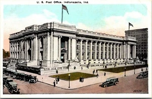 U.S. Post Office Indianapolis Indiana Postcard - Picture 1 of 2