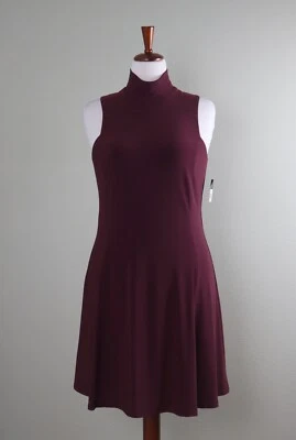 LAUREN RALPH LAUREN NWT $134 Stretch Turtleneck Sleeveless Swing Dress Size 10 - Image 1 of 4