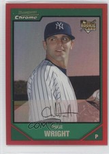 2007 Bowman Draft Chrome Red Refractor /5 Chase Wright #BDP4 Rookie RC