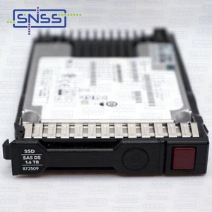 HPE 1.6TB SAS 12G 2.5" MIXED USE MU SC DS SSD 3DWPD GEN10 872382-B21 EX VAT £482 - Picture 1 of 5