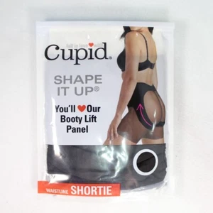 Cupid Firm Control Waistline Shortie Shaping Shorts Shapewear Black Size Medium - Picture 1 of 6