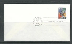 US SC # 3108 Family At Fireplace FDC. Uncacheted. - Picture 1 of 1