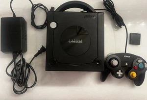 Nintendo DOL-001 Black GameCube Console - POWERS ON FOR PARTS/REPAIR - Read - Picture 1 of 8
