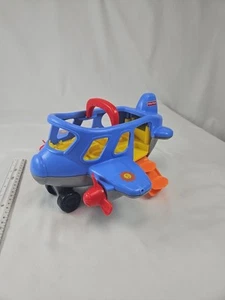 1998 Fisher Price Little People BLUE AIRPLANE PLANE Only - Picture 1 of 6