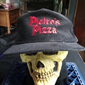Deadstock Vintage Pietro's Pizza Corduroy Snap Hat Cap - Bild 1 von 8