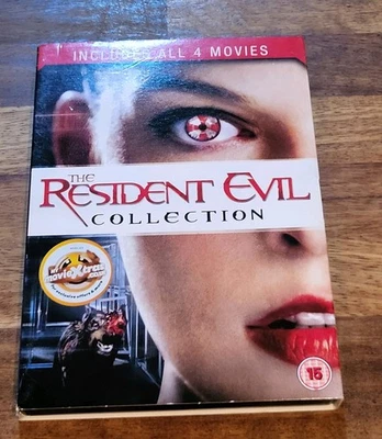 The Resident Evil Collection 1-4 BOXSET (DVD, 2011) [Region 2] [UK] Cert {15} - Image 1 of 3