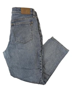 Pantalones de mezclilla Madewell para mujer talla 29P azules lavados medio pierna recta perfectos vintage  - Imagen 1 de 9
