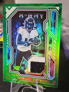 2021 Panini XR Football X-ray Emerald #XSW-RBA Rashod Bateman RC #2/5 Ravens 🔥 - Bild 1 von 7