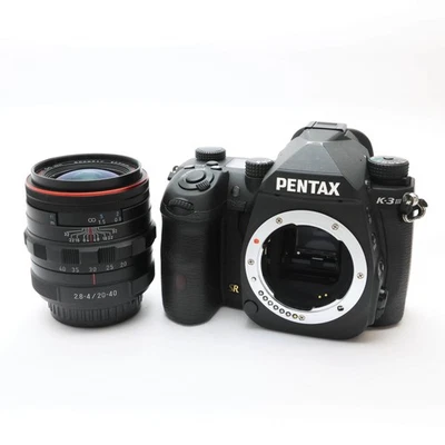 Pentax K-3 Mark III schwarz + 20-40mm Objektiv Kit Shutter Count 25089 - Bild 1 von 4