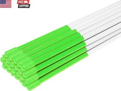 Driveway Markers Snow Stakes 48 Inch Green Plow Stakes Reflective Fiberglass, Pa - Image 1 of 4