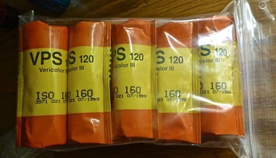 Kodak  VPS 120 Vericolor III -- 160 ISO --  color print film  --- Expired - Image 1 of 4