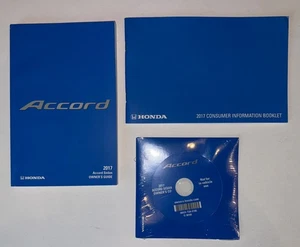 ✅ 17 2017 Honda ACCORD SEDAN OWNERS MANUAL With Case OEM FAST FREE SHIPPING - Picture 1 of 2