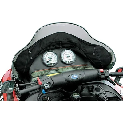 Parts Unlimited Snowmobile Windshield Bag - Black ATV/UTV 0710-0103 - Image 1 of 3