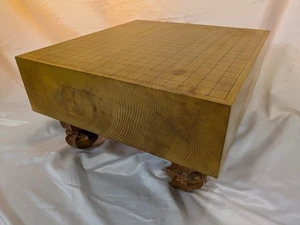 Goban Go Board Japanese Kaya with 4 legs Japan Igo 12.5cm thick - Picture 1 of 18