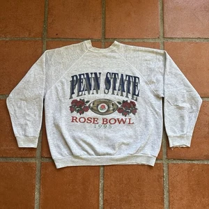 Vintage 90s Penn State Football Rose Bowl Crewneck Sweatshirt 1995 Men’s XL - Bild 1 von 9