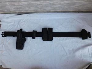 Bianchi Polizei / Security Dienst Gürtel Rig mit DUTYMAN 7321U Holster & Zubehör - Bild 1 von 16