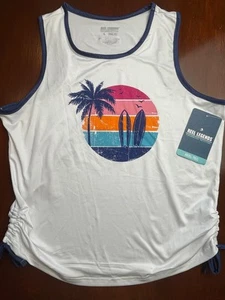 Neu mit Etikett Reel Legends TEC Sunset Surfbrett-Tanktop L 12/14 UPF UV-Shirt $ 20 - Bild 1 von 2