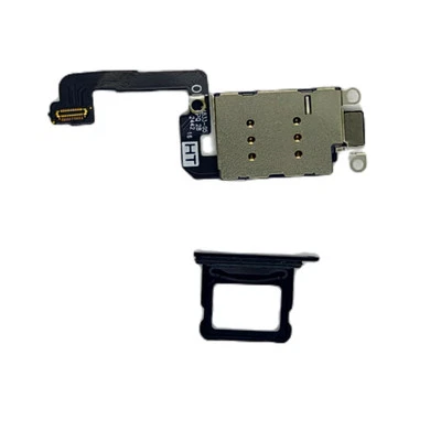 FONEFUNSHOP Dual Sim Reader und Sim Tray kompatibel mit iPhone 16 schwarz