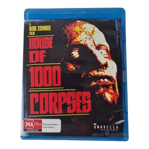 House Of 1000 Corspes - Rob Zombie - Bluray Umbrella Rare - Region B - Picture 1 of 3