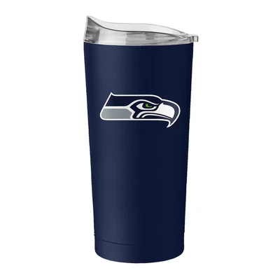 Seattle Seahawks Flip side NFL 20 oz Powder Coat Stainless Team Tumbler NEW - Image 1 of 4