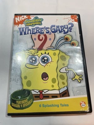 SpongeBob SquarePants: Where's Gary? Splashing Tales DVD 6 Eps Nick Tested - Image 1 of 3