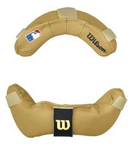 Wilson MLB hellbraun Schiedsrichter Maske Ersatz Pads - neu mit Etikett - Bild 1 von 3