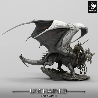 RESCALE MINIATURES War Dragon Miniature by Rescale rpg wild, mounted, saddle RPG