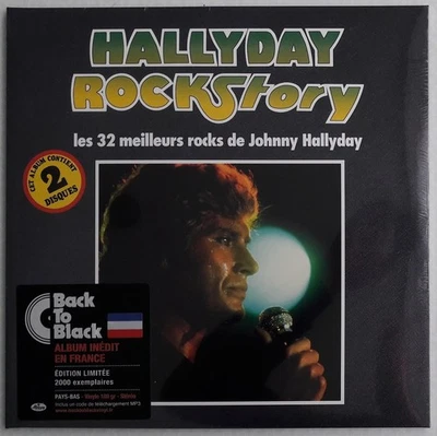 Johnny Hallyday Rock Story double LP Pays-Bas  Back to Black neuf scellé mint - Photo 1/2