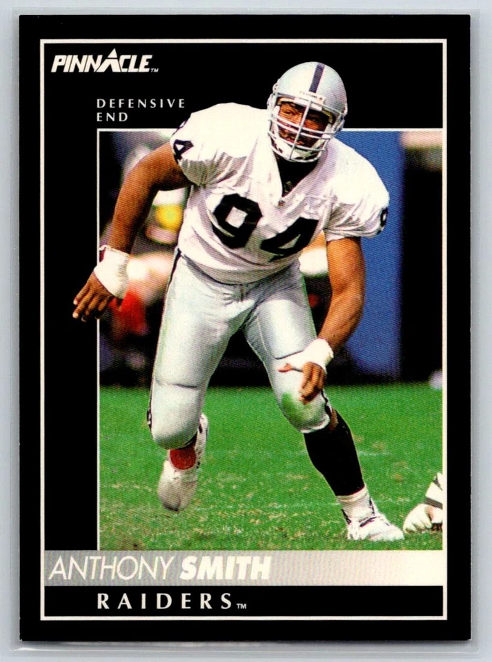 1992 Pinnacle #313 Anthony Smith Los Angeles Raiders - Image 1 of 2