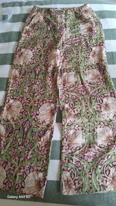 H&M William Morris Pimpernel trousers Size 40 UK 10-12 immaculate - Picture 1 of 3