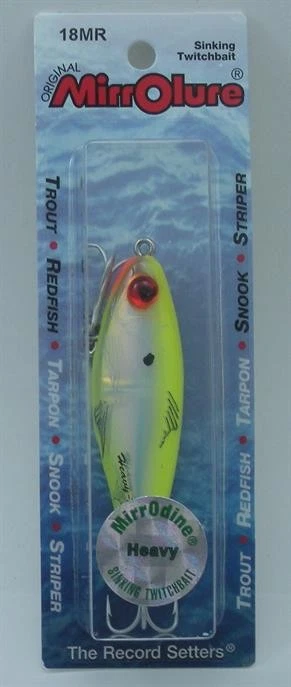 Mirrolure 18MR-CH Inserts Fishing Jerkbait Saltwater Lure