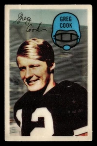 1970 Kellogg's Greg Cook #60 EX Cincinnati Bengals - Bild 1 von 2
