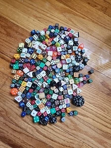 Tons And Tons Of Dice Glass Jar Included Over 300 Dice D&D MTG - Picture 1 of 6