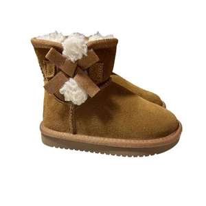 Koolaburra Girls Victoria Mini Boot Chestnut Size 7 M Toddler - Picture 1 of 6