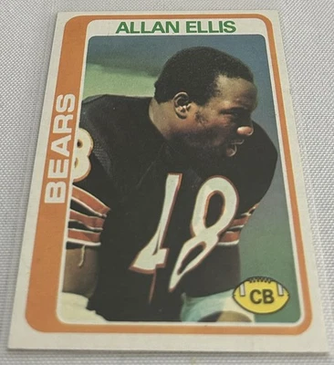 1978 Topps Football Allan Ellis Chicago Bears base card #132 - Image 1 of 4