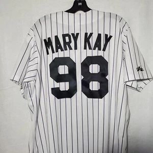 Colorado Rockies Trikot Damen Large Mary Kay #98 Majestic lila gestreift - Bild 1 von 12