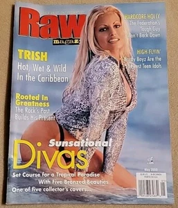 WWF Raw Magazine TRISH Cover May 2000 Tori Wilson Ivory Terri Strong WWE Divas   - Picture 1 of 4