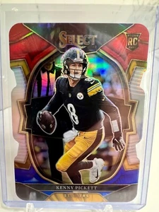 2022 Select Red & Blue Concourse Prizm Die-cut Kenny Pickett #64 RC - Picture 1 of 2