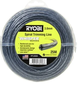 NEW Ryobi 2.4mm x 50m Whisper Series Trimming Line Whipper Snipper Line - Picture 1 of 1