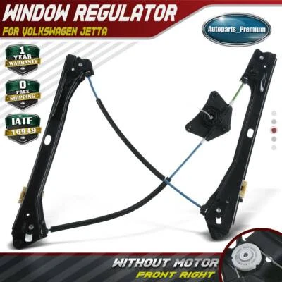 Regulador de ventana delantero derecho sin motor para Volkswagen Jetta 11-18 Sedan Opt AW1 Foto 1 de 4