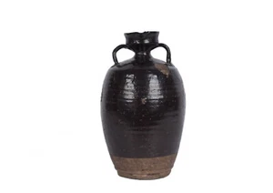 China 14.-17. Jh. Ming Wein Gefäß - Antique Chinese stoneware wine pouring jar. - Picture 1 of 6