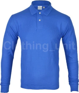 Niños Niñas Niños Niños Manga larga Piqué Polo Top Warm School PE 5-14 - Imagen 1 de 8