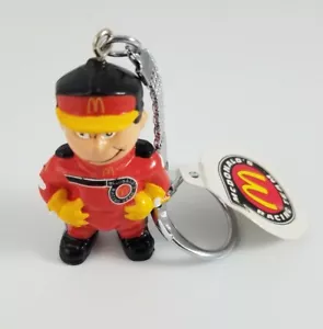 Vintage McDonald's Racing Team NASCAR PVC Keychain 1996 Joe Gibbs Racing Driver - Picture 1 of 3